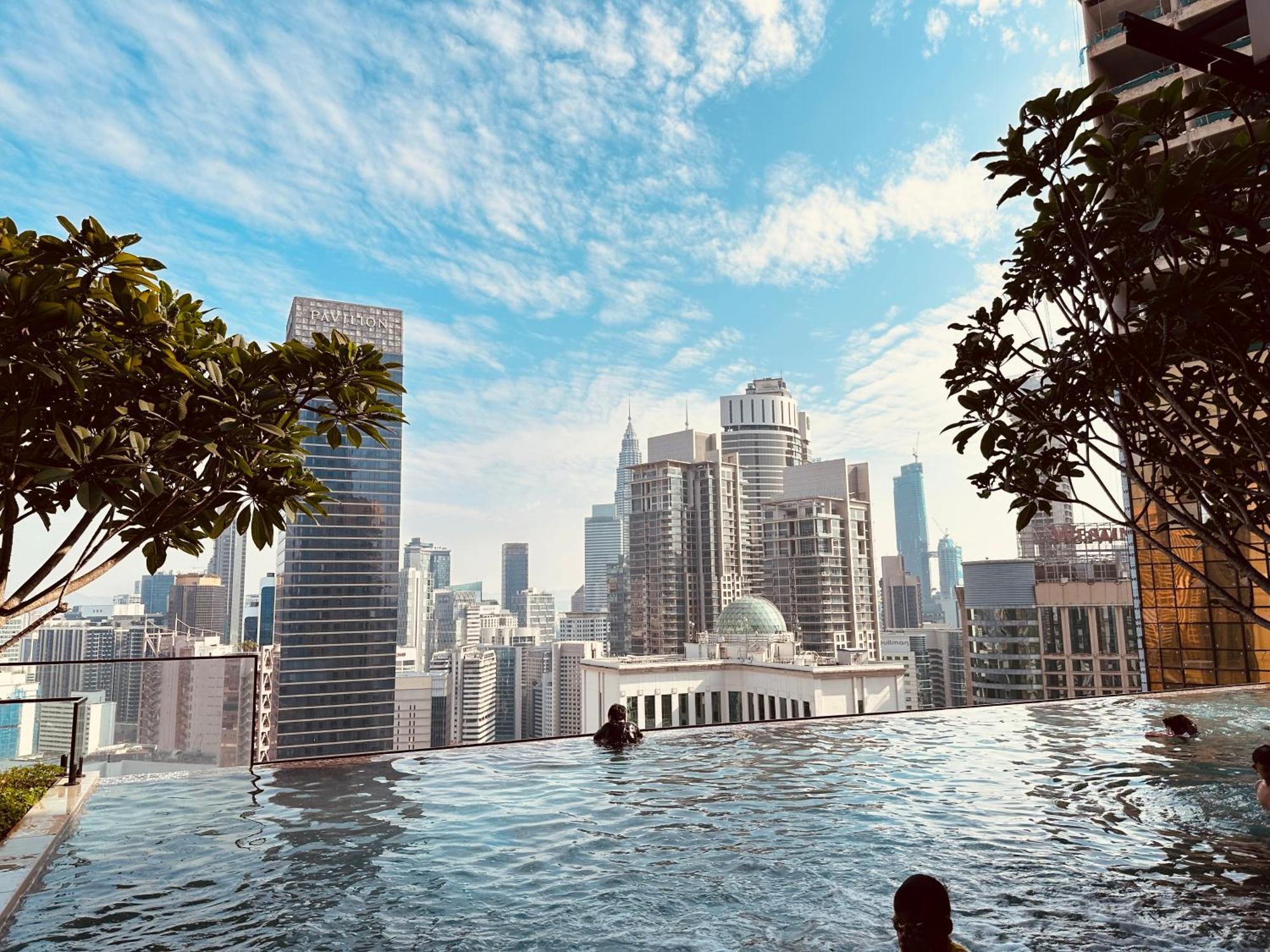 Axon Infinity Pool Kl Apartment Kuala Lumpur Bagian luar foto